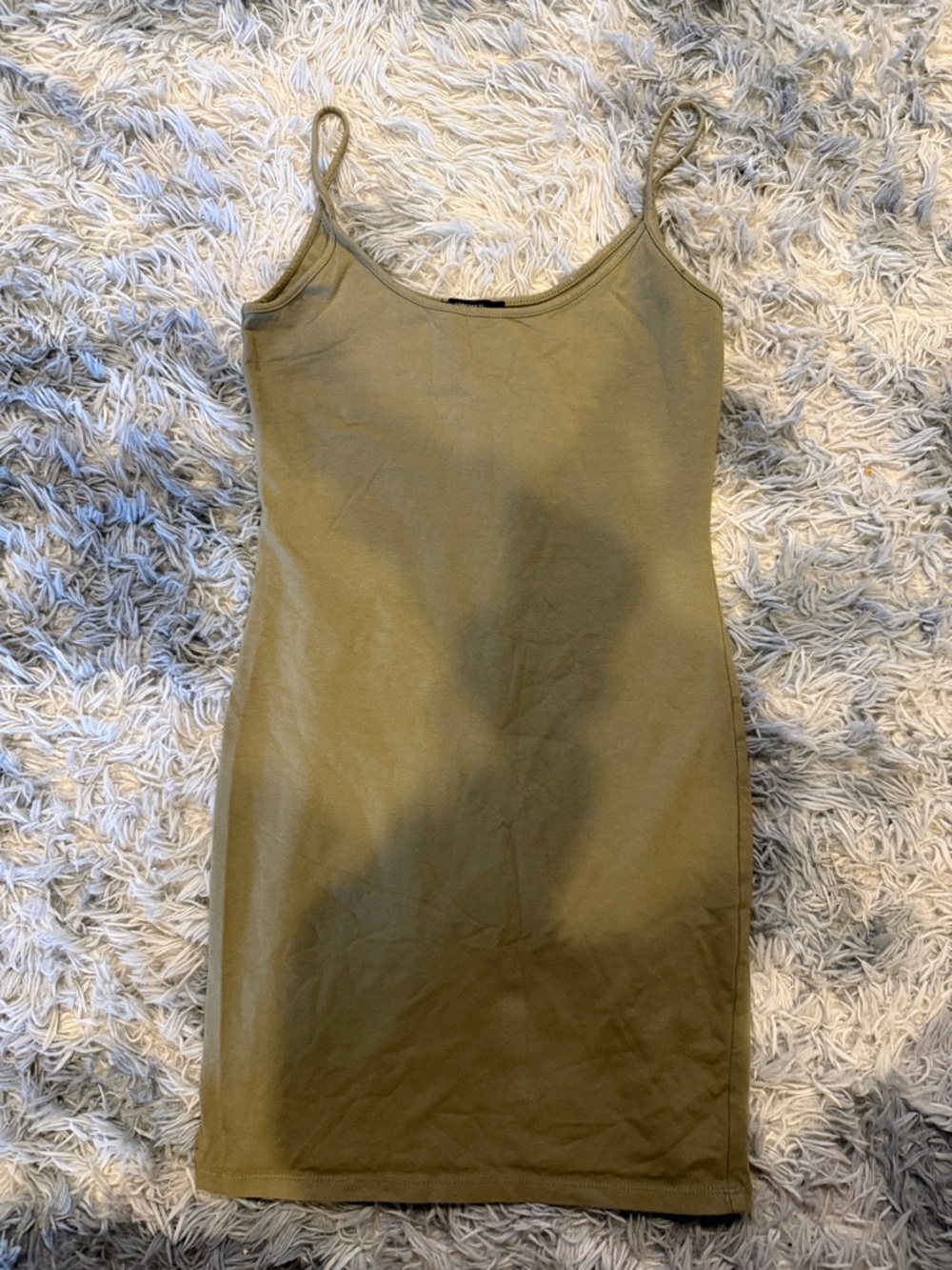 Forever 21 Olive Green Spaghetti Strap Mini Dress. Size medium
